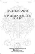 Shakespeare Songs No. 4 SATB Choral Score cover
